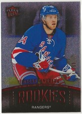 2015-16 Fleer Showcase Ultra Rookies Platinum Medallion U21 Oscar Lindberg 66/99