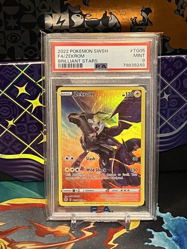 Carta Pokémon Zekrom TG05/TG30 - Galería Del Entrenador, Estrellas Brillantes, Holo Foil, Coleccionable