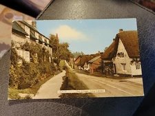 The Village Long Crendon Buckinghamshire England Frith Chrome Postcard Posted