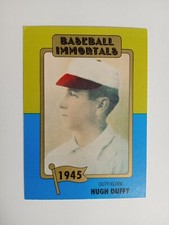 1980 TOPPS BASEBALL IMMORTALS HUGH DUFFY #34 1St PRINTING NEW MINT