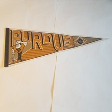 Vintage PURDUE BOILERMAKERS UNIVERSITY  PENNANT 30”