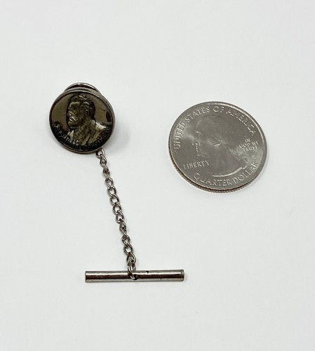 Vintage Sterling Alexander Graham Bell Pin Tie Tack Marked CTO - Picture 5 of 5