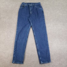 Vtg Wrangler Mom Jeans Size 10x32 Blue High Waist Western Rodeo Denim MSR01 SD