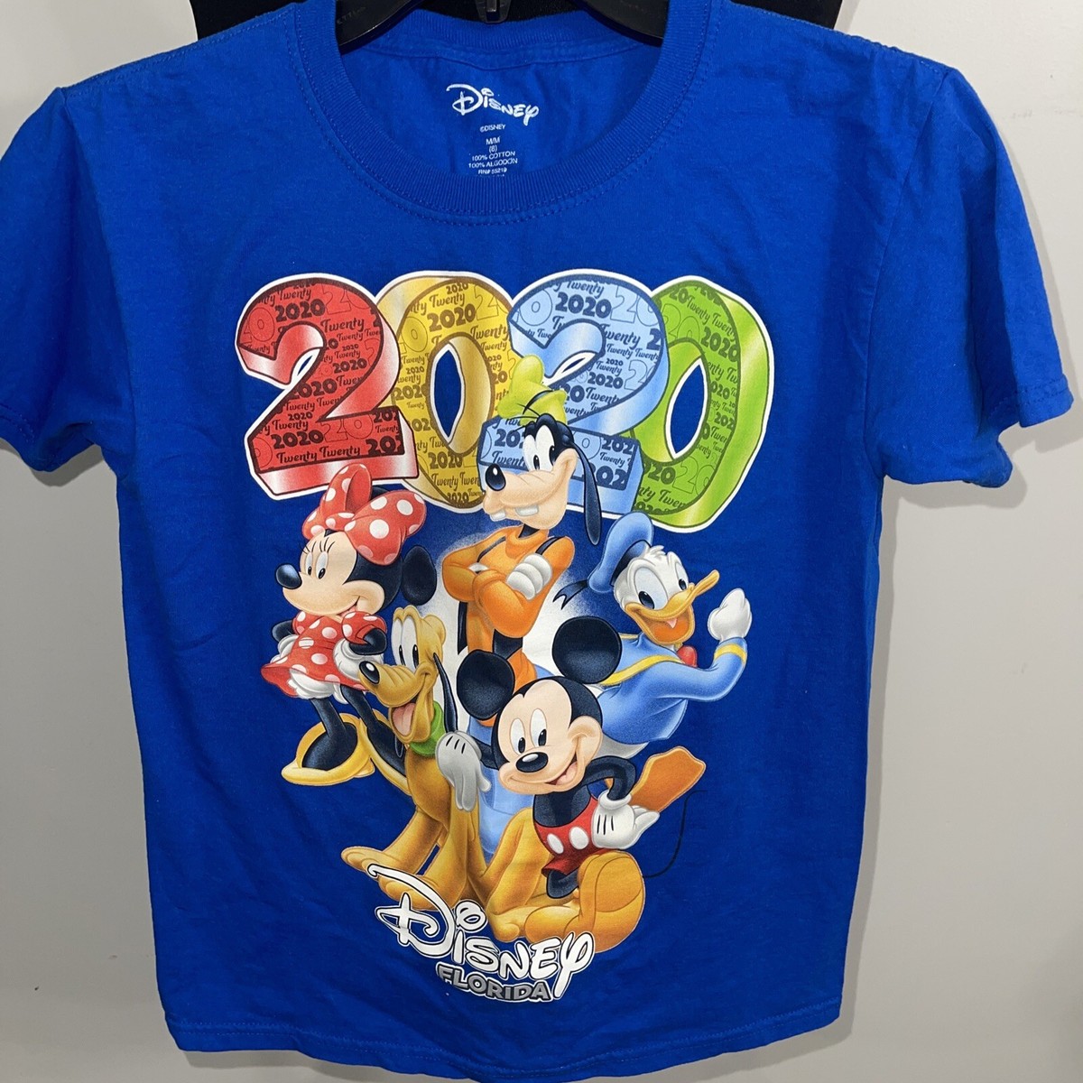Walt Disney World 2020 T-shirt Mickey Minnie Donald Pluto Goofy