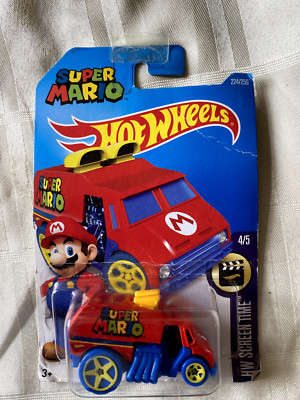 SCREEN TIME SUPER MARIO COOL ONE Hot Wheels 1:64 DAMAGE CARD NEU
