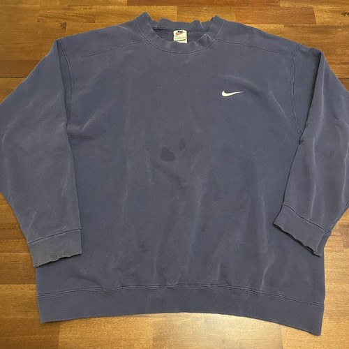 VTG Nike Crewneck Sweatshirt Navy Blue 