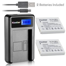 Kastar Battery and LCD Slim USB Charger for Canon NB-4L PowerShot SD ELPH series