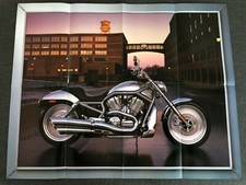 HARLEY DAVIDSON Motocycle Motorrad Klassiker Poster Prospekt Brochure 60x74cm 26