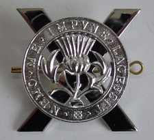 Lowland Volunteers Band Cap Badge - FIRMIN - British Army