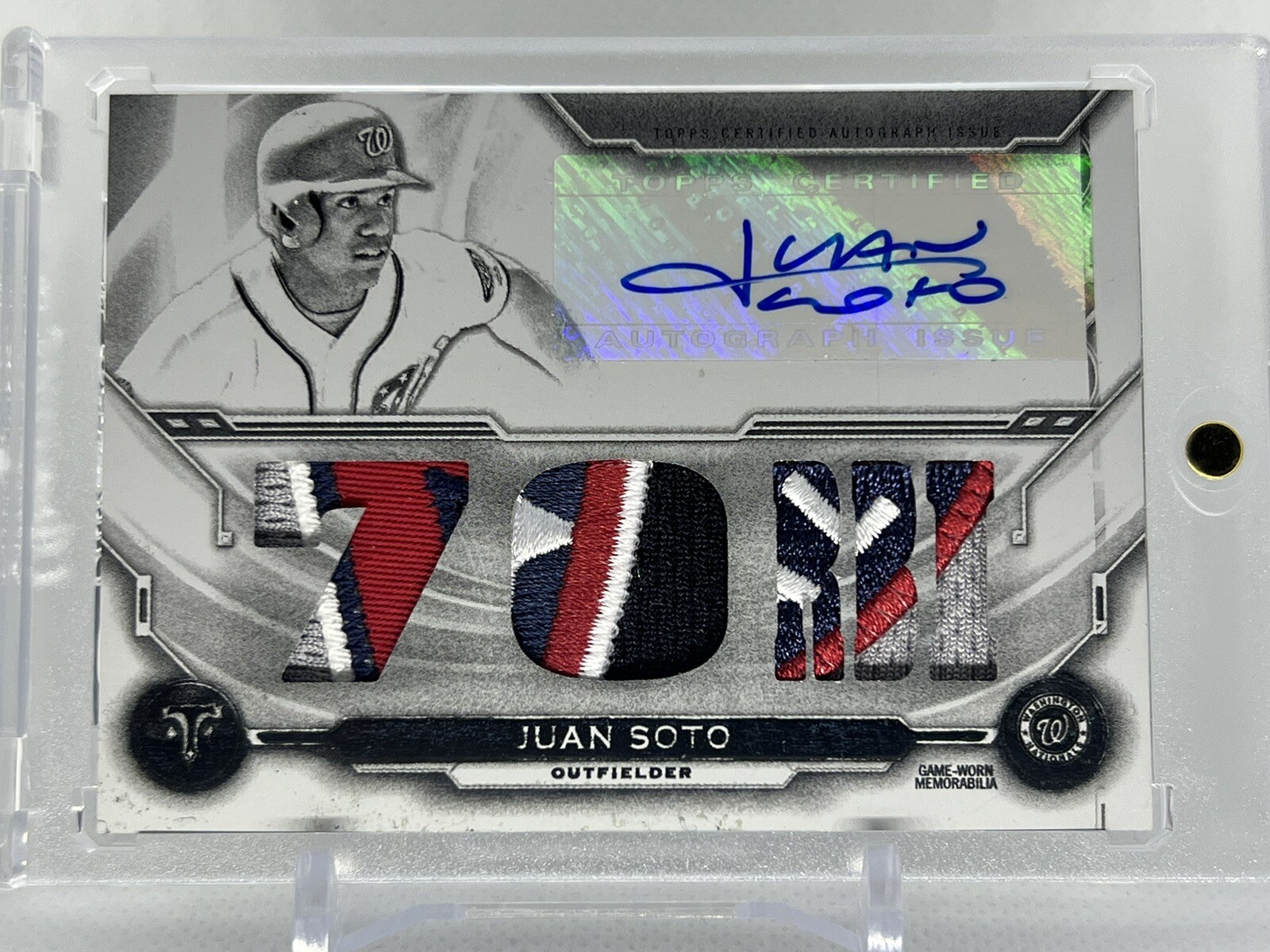 JUAN SOTO 1/1 white whale auto Triple Threads | eBay