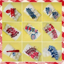 Bath & Body Works CELLO CLEAR TRANSPARENT Gift Wrap 8 Bags Ribbon & CARD U PICK