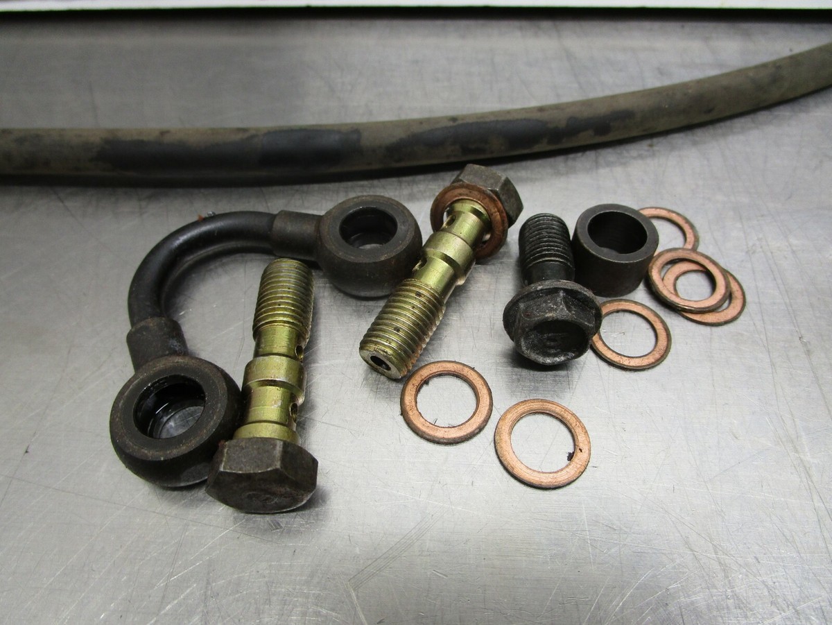 1990 Kawasaki Ninja ZX6 ZX600D Cylinder Head Oil Lines | eBay