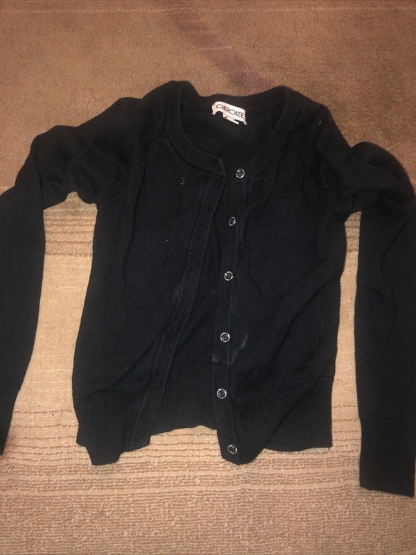 Cherokee Girls Size M button up sweater