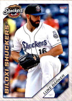 2019 Biloxi Shuckers Choice #3 Luke Barker Chico California CA Baseball Card