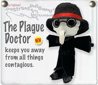 Kamibashi The Plague Doctor Original String Doll Gang Keychain Clip - Picture 1 of 1