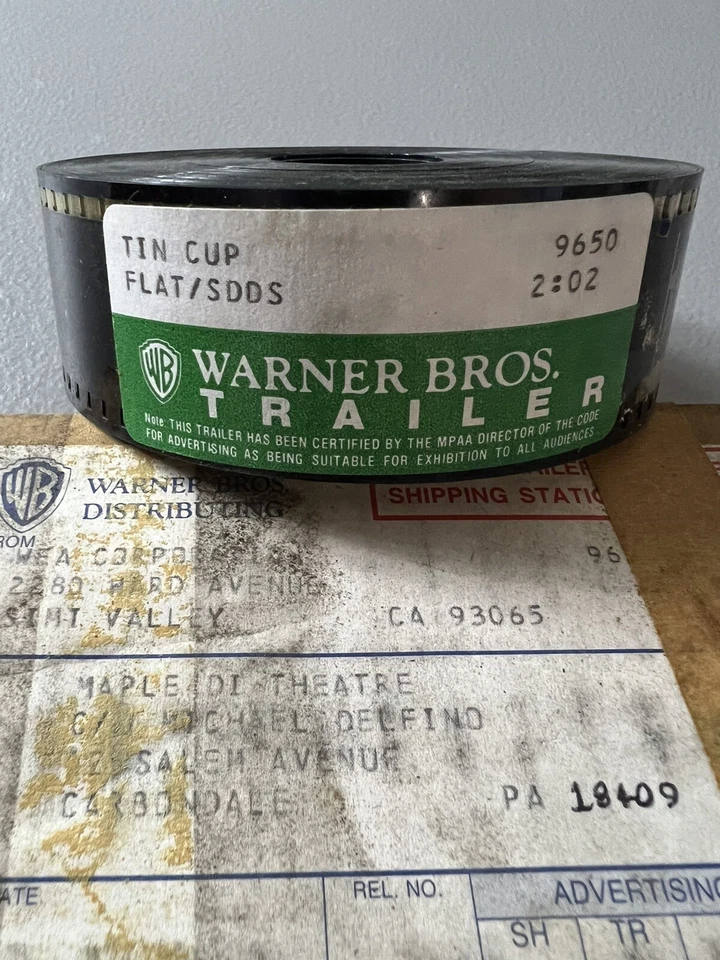 Tin Cup 1996 Original 35mm Movie Trailer - Image 2 of 4