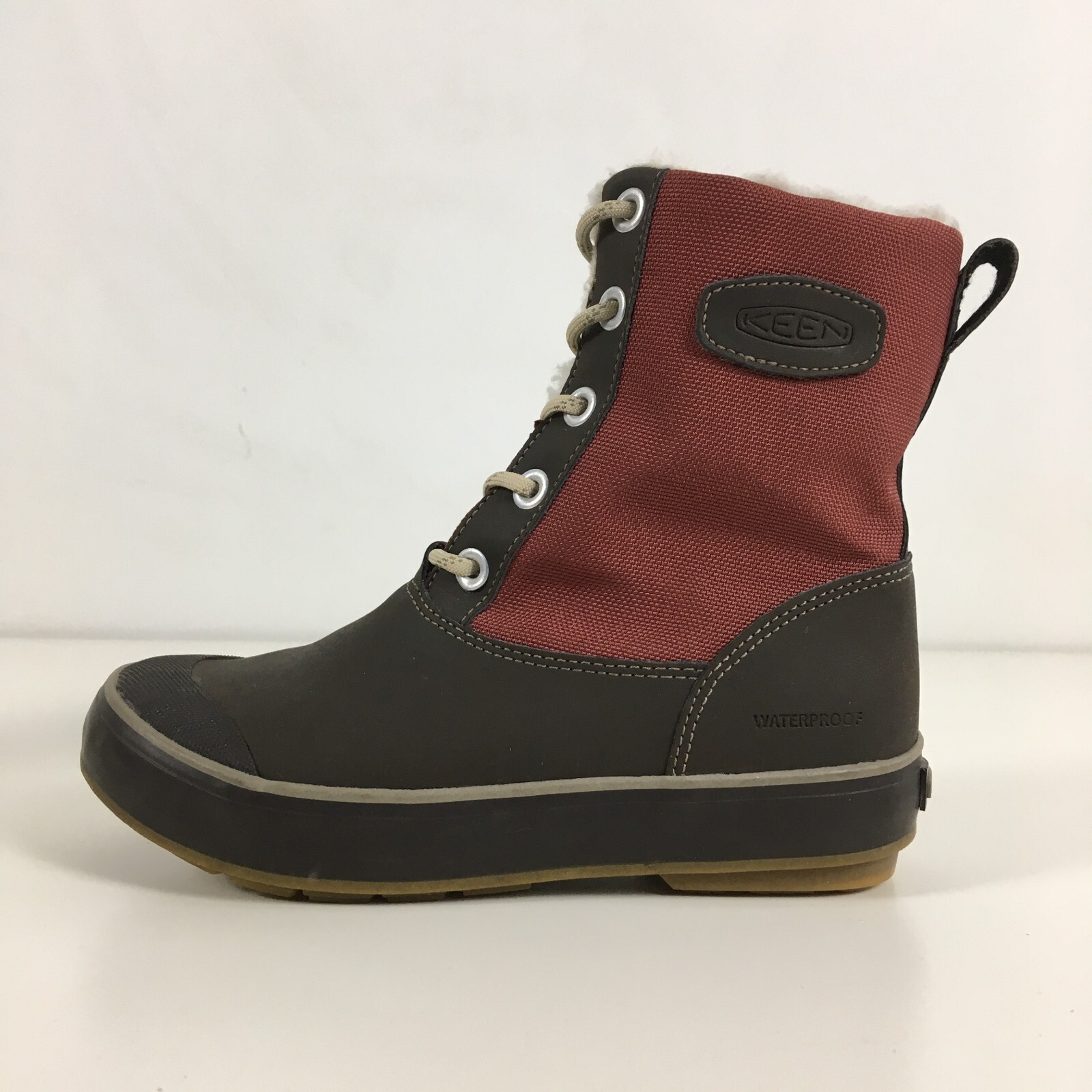 KEEN Elsa Stivali Invernali Donna 5 5 W Rosso Marrone 1017960