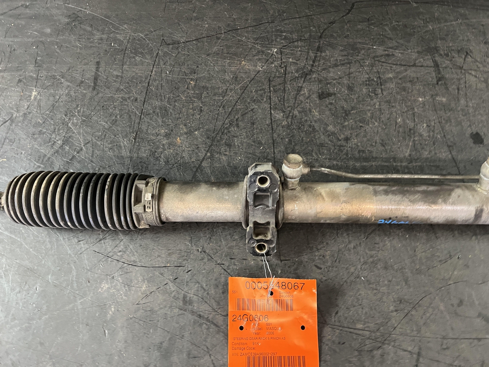 04-12 MASERATI QUATTROPORT POWER STEERING RACK & PINION ID 207389
