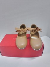 Capezio Caramel Tap Dance Shoes Womens Girls Jrs Size 4.5M NEW