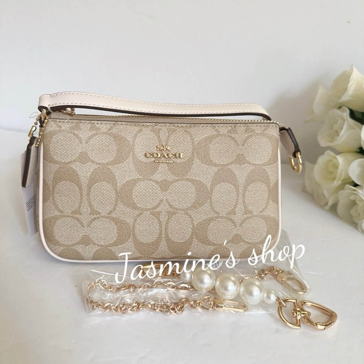 日本未入荷 Coach Nolita 19 Nwt Coach Nolita 19 In Blocked Signature Canvas CA444 | eBay