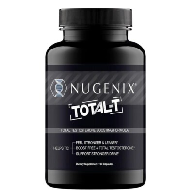 5Pack NUGENIX TOTAL-T Capsules -Testosterone Booster, Energy & Endurance 90Count