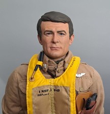 CUSTOM BLACK SHEEP SQUADRON ROBERT CONRAD AS PAPPY BOYINGTON 12" FIGURE BAA BAA