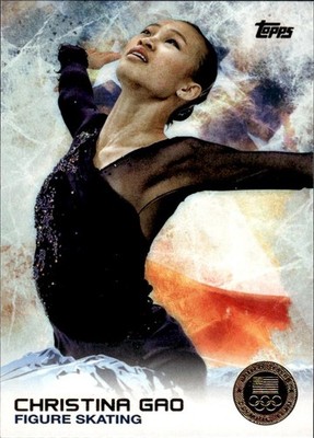 2014 Topps U.S. Olympic & Paralympic Team & Hopefuls #37 Christina Gao Gold