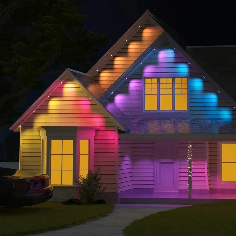 Permanent Outdoor Lights for House, 150ft RGB+IC Smart Outdoor Decor, 50+ Sce... - Image 3 of 4