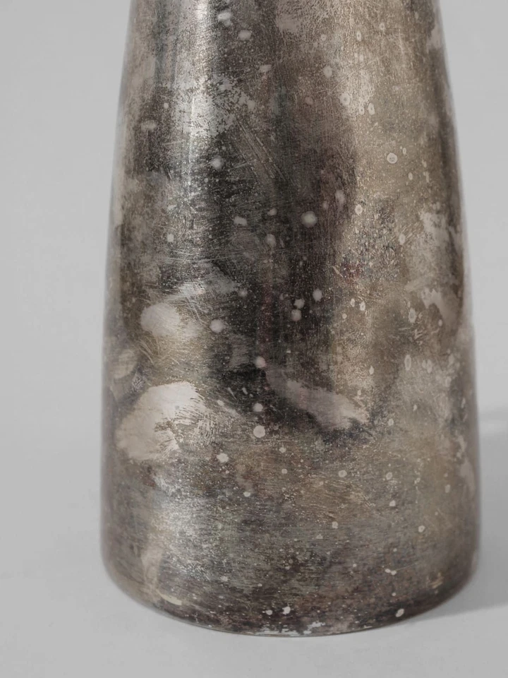 Lámpara de mesa plateada, Alemania, años 50 Foto 3 de 4