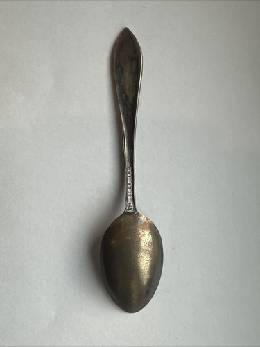 VTG "MEXICO" Sterling Silver Souvenir Spoon Demitasse 4 1/4" Eagle Snake Emblem - Picture 8 of 13