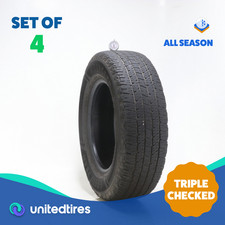 Set Of 4 Used Lt 24570r17 Goodyear Wrangler Workhorse Ht 119116r - 6.5-832