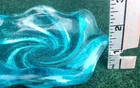 Fenton Blue Art Glass Textured Swirl Bowl Candy Dish Service Vintage Ashtray