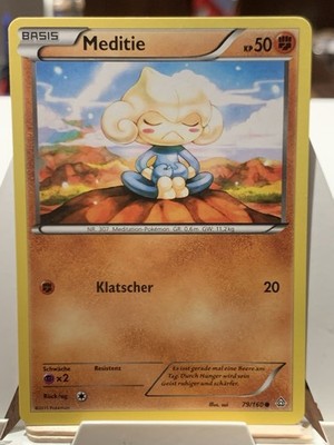 Pokémon TCG Meditie Protoschock 79/160 Deutsch Common Exzellent