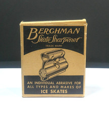Maywood, IL, Berghman, Skate Sharpener, Original Box, Sharpener, ExCd
