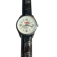 Vintage Vons "Culture of Safety" Employee Award Watch Genuine Leather- untested