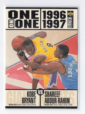 KOBE BRYANT/SHAREEF ABDUR-RAHIM 1996-97 Upper Deck Collector's Choice #361