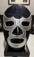 Máscara Razo Blue Demon Sr. Profesional Vintage hecha por Daniel Hernández