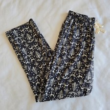 Burt's Bees Baby Size XL Unisex Adult Trees Deer Winter Grey Pajama Pants NWOT