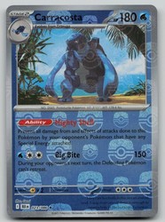 Carracosta 023/086 Black Bolt Master Ball Pattern Holo Rare