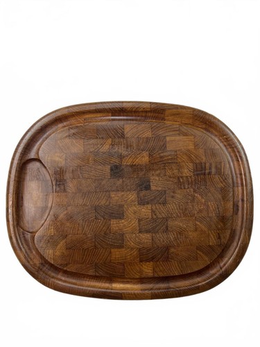 Jens Quistgaard Jhq Dansk Staved Teak Cutting Serving Board Thailand