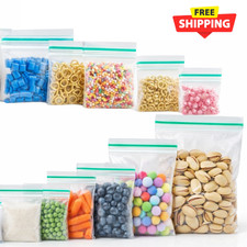 100 x Small Clear Plastic Bags Baggy Grip Self Seal Zip Resealable Bags