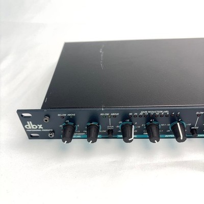 dbx 166A Dual Channel Compressor Limiter Gate Rack Mount Tested Working