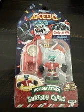 Legends of Akedo HOLIDAY ATTACK Mini Battling-Action Warriors Shreddy Claws
