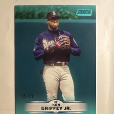 Topps 2025 Stadium Club Turquoise Foil Ken Griffey Jr. Mariners #135 /99