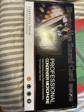 Professional Condenser Microphone With Patented Audio Reference Companding-New