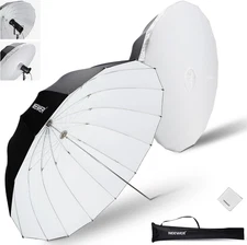 Softbox para fotografía con paraguas reflectante parabolico de 180cm con difusor