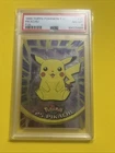 Pikachu - #25 - Poke Ball Foil - Topps Rare Print Black Logo - PSA 8 - RARE