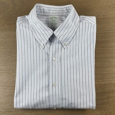 Brooks Brothers Shirt 16.5-35 L Makers Oxford L/S Button Down Cotton OCBD