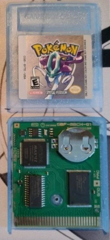 Re'PRO RTC Works Pokemon Crystal Version NINTENDO GAME BOY W/ BOX Manual Sealed - Image 2 of 4