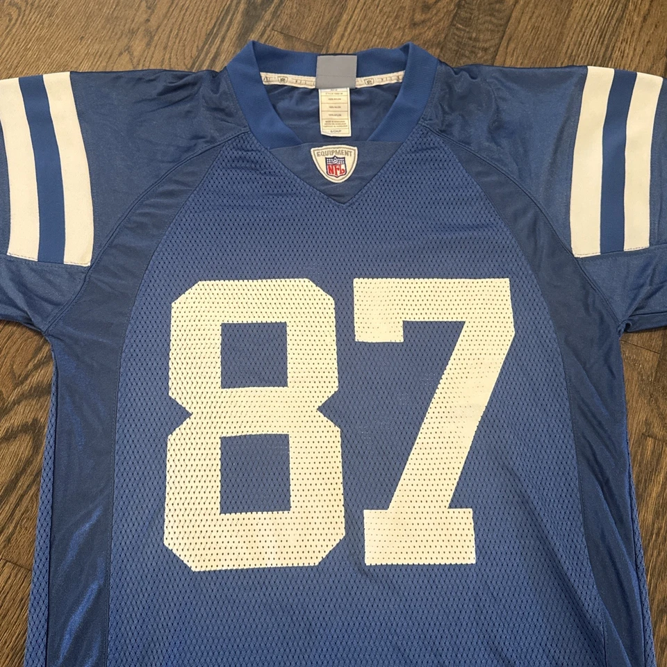 印第安纳波利斯小马队球衣小号雷吉韦恩男式蓝色锐步 — 第 4/4 张图片